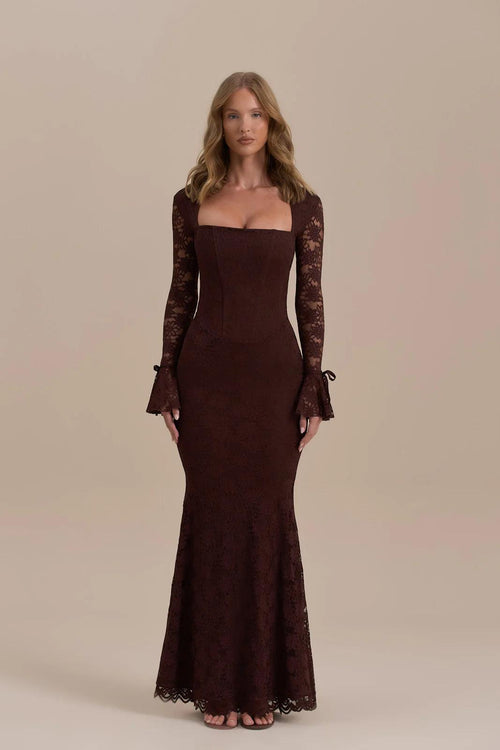 Kant Zeemeermin Maxi-jurk