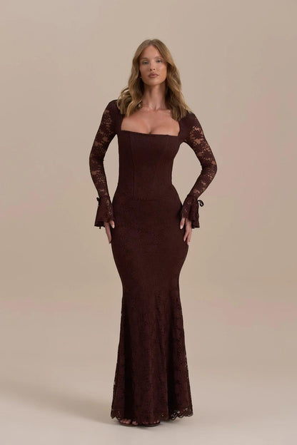 Kant Zeemeermin Maxi-jurk