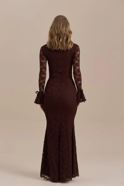 Kant Zeemeermin Maxi-jurk